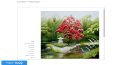 Desktop Screenshot of eknightpaintings.com